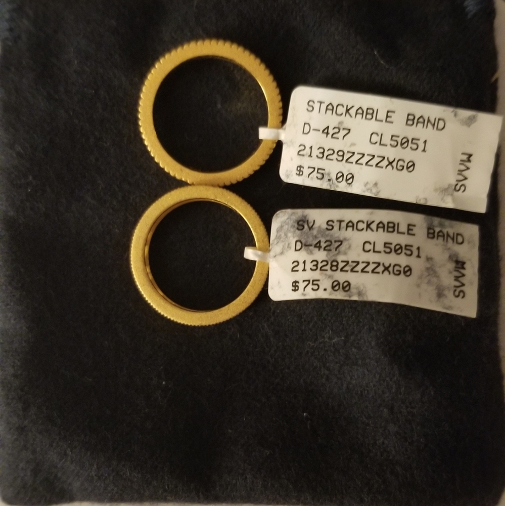 Vera Wang Stackable Rings - Picture 5 of 5